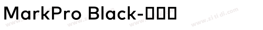 MarkPro Black字体转换